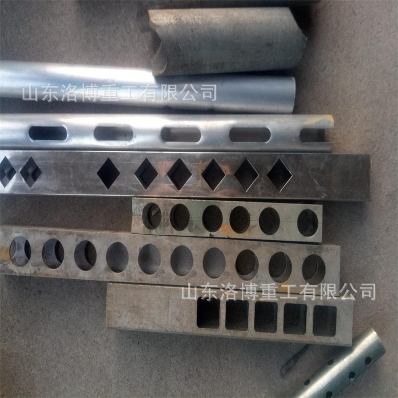 全自动钢管冲弧机 数控不锈钢圆管冲弧机 铁管半圆冲弧机