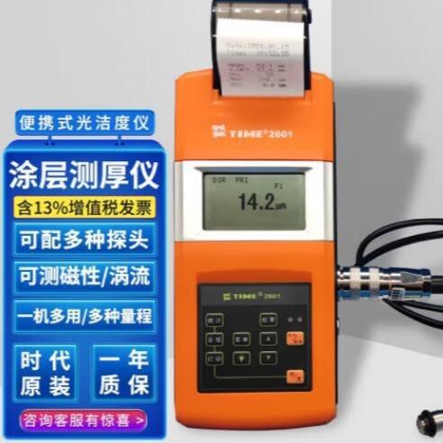 北京时代TIME2601分体带打印涂层测厚仪F1磁感应N1电涡流漆膜厚度