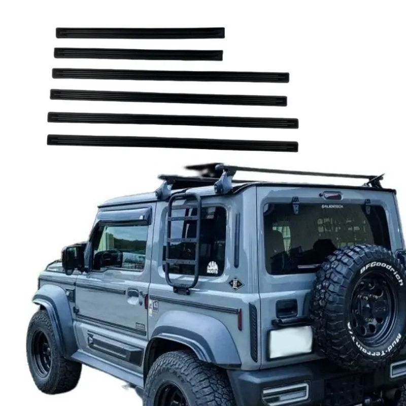 适用于新款吉姆尼jimny JB64/JB74门外饰条黑武士车身饰条腰线