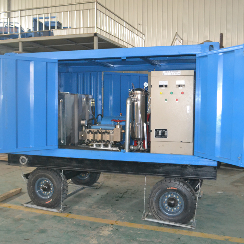 1000bar工业管道高压清洗机110kw电动工厂检修用工业管道清洗机