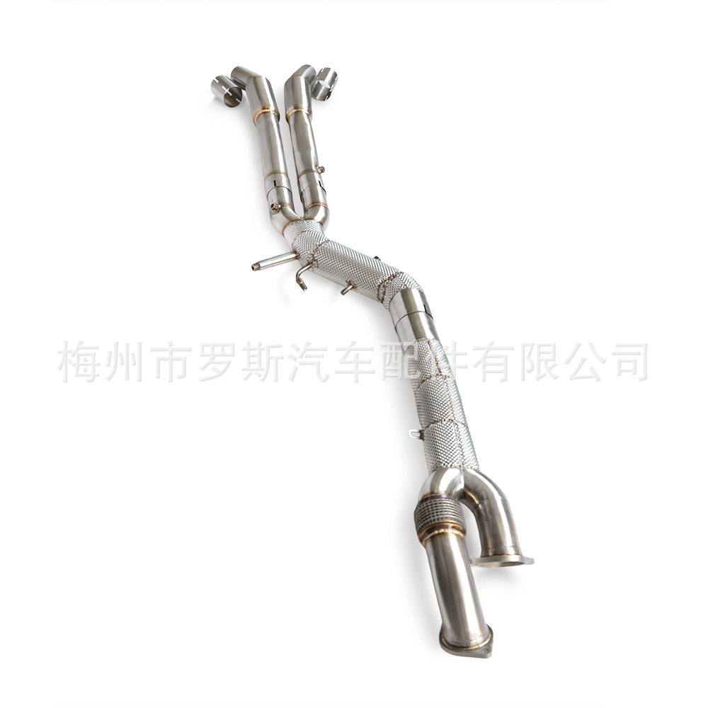 适用于宝马 M3/M4 G80/G82 3.0 2019-2023 SUS304中管排气谐振器