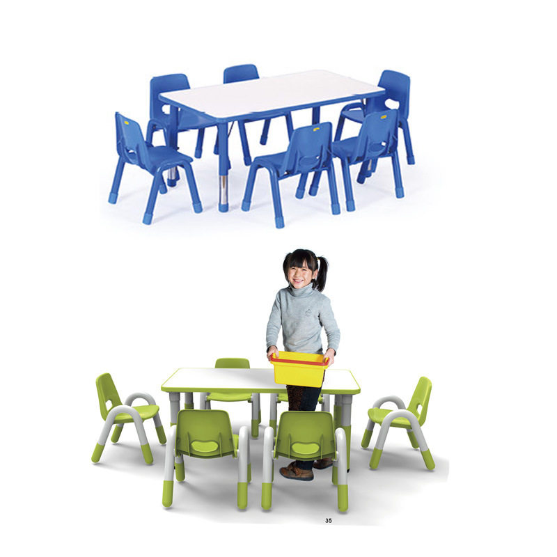 育才幼儿可升降学习绘画桌椅