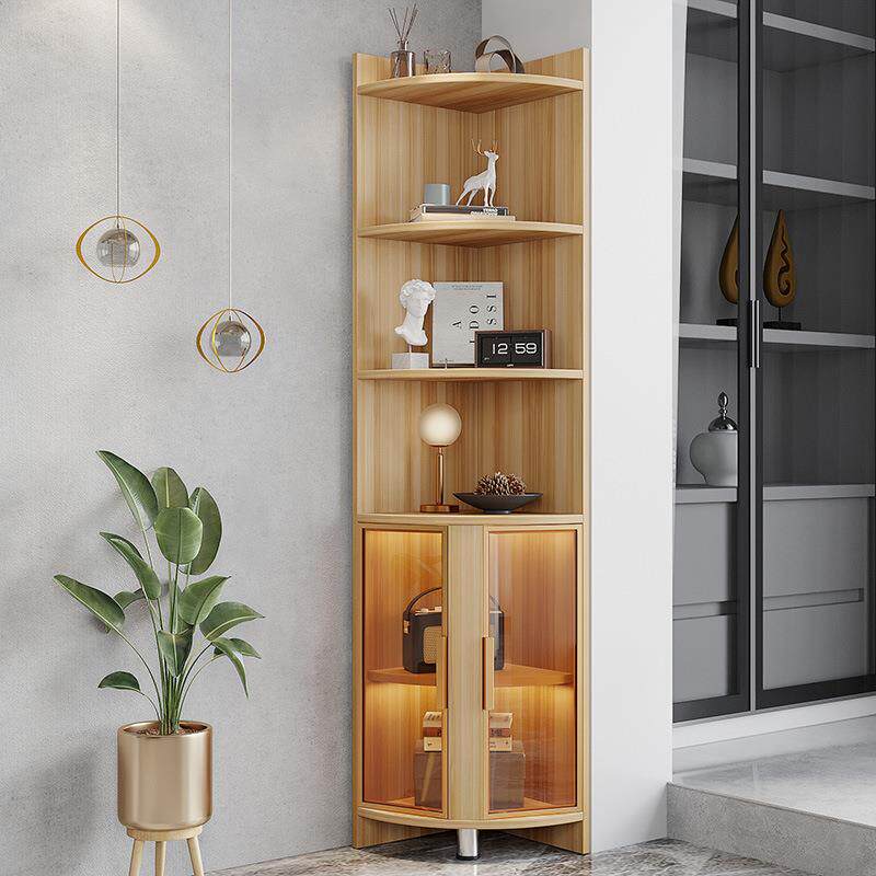 角柜转角柜墙角三角形置物架客厅卧室拐角角落收纳边柜现代储物柜