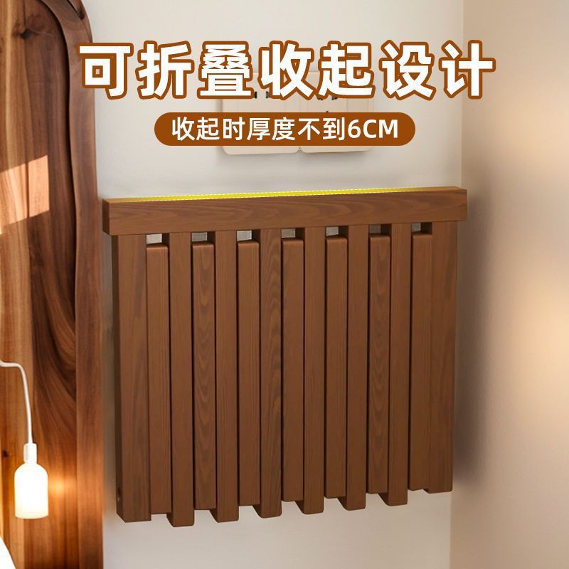 竹山下折叠壁挂超窄省空间床头柜
