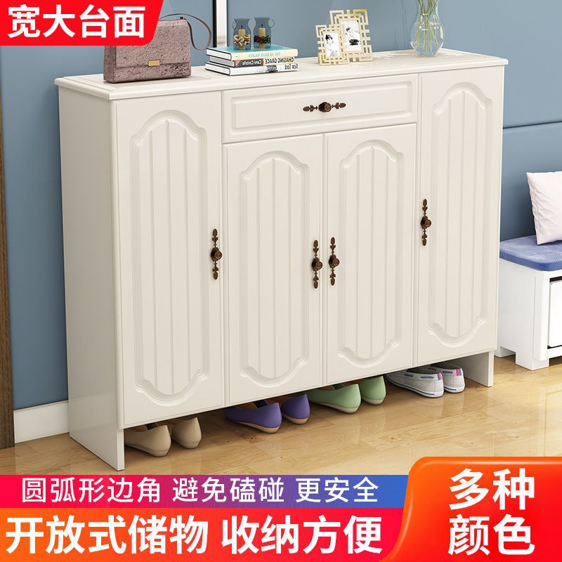 北欧实木经济型大容量鞋柜