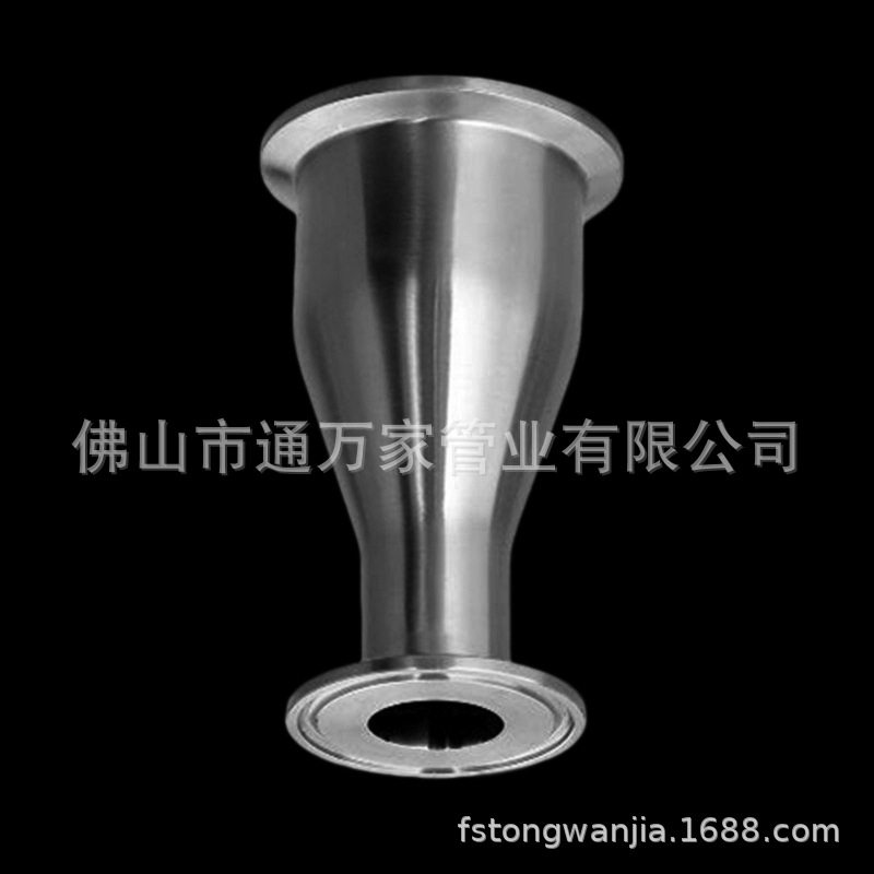 304不锈钢卫生级快装大小头小卡盘变径卡箍异径管接头图片