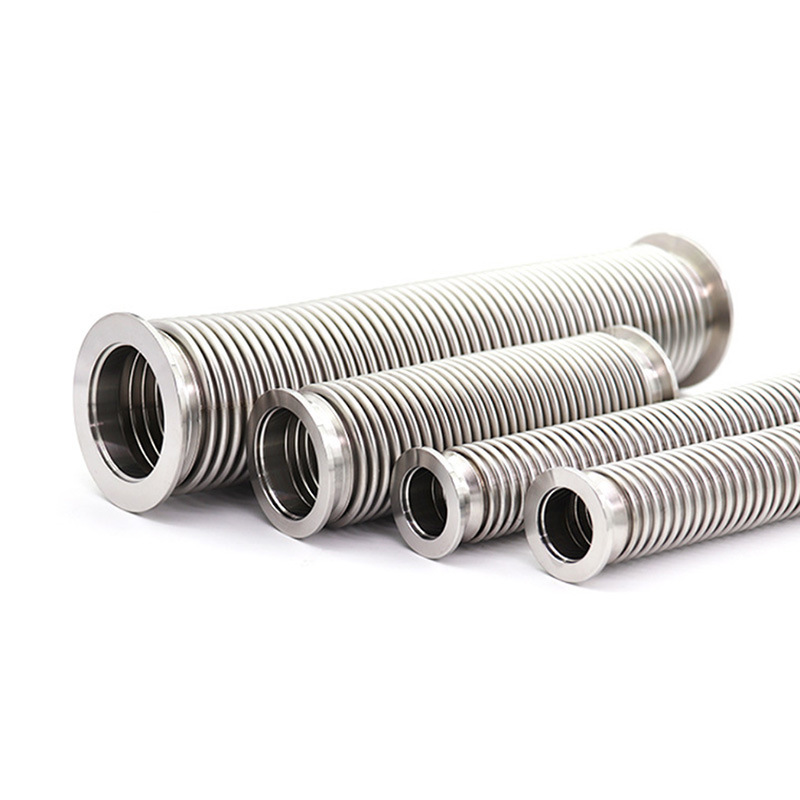 KF16/25/40/50可伸缩快装成型金属真空软管高真空柔性波纹管
