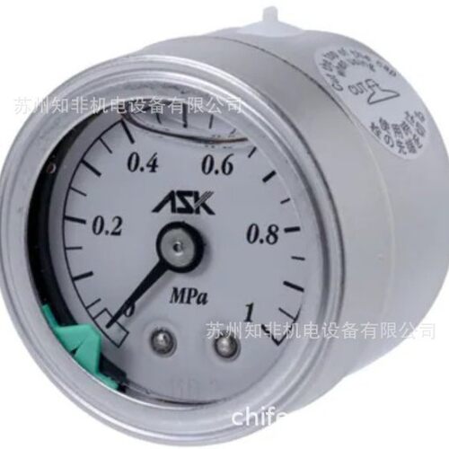 ASK压力计OPG-DT-R1/4压力表AJ-102油压表OPG-AS-G3/8-100*40Mpa