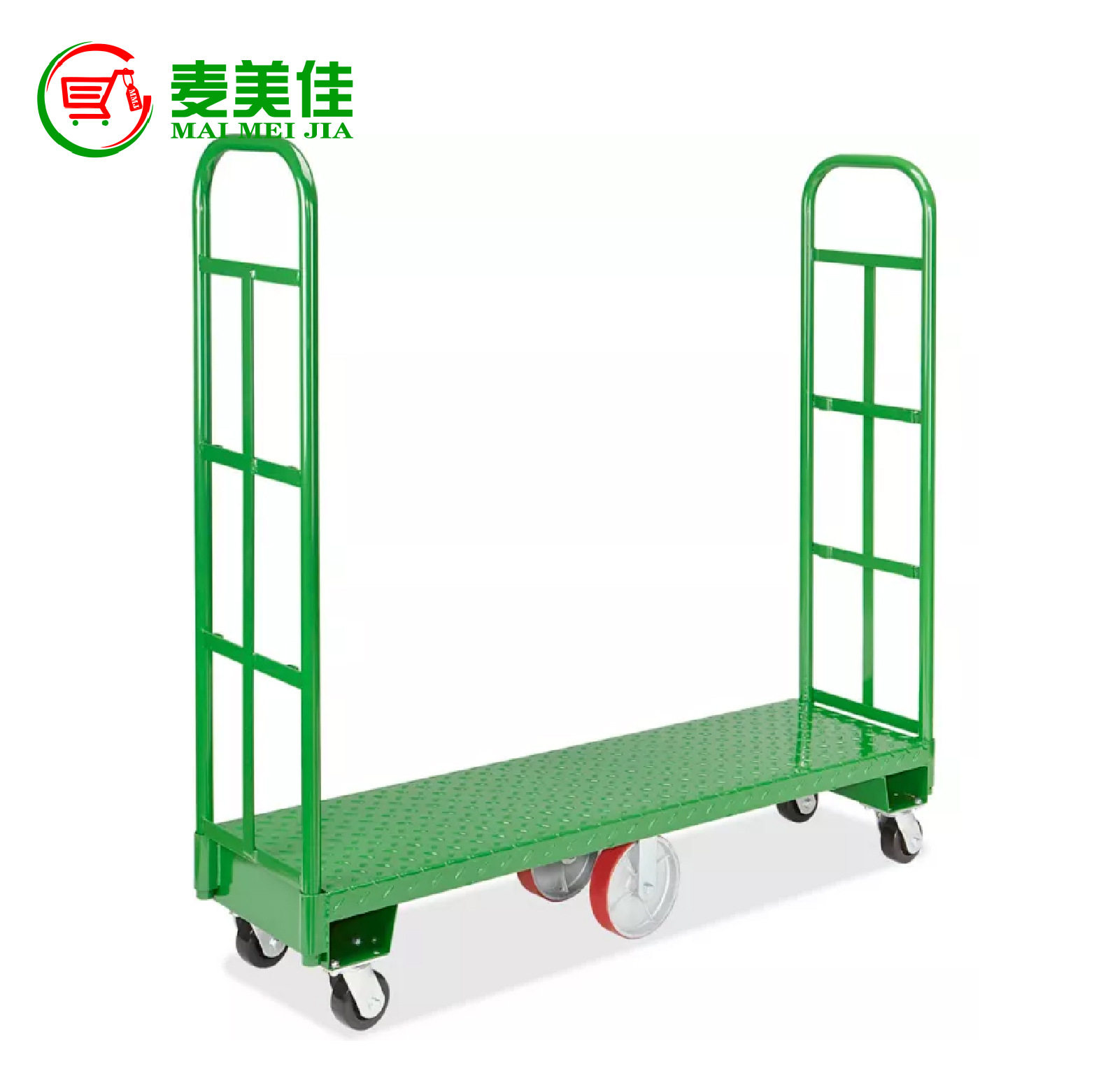 MT-LRC供应六轮手推车物流六轮周转车金属周转物流台车直销