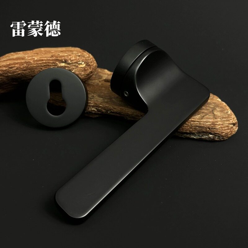 锌合金静音门锁木门锁室内门房间门锁金色卧室门锁古铜磁吸分体锁