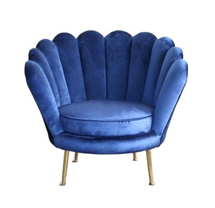 轻奢单人沙发椅现代简约客厅北欧阳台绒布懒人休闲椅卧室老虎椅