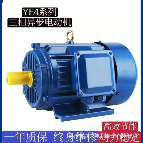 YE4高效节能0.75/1.1/2.2/3/4/5.5/7.5/22/15/110kw4极三相电动机
