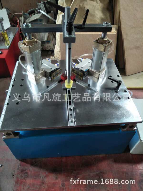 相框机器新款七气缸钉角机台式钉角机升级版