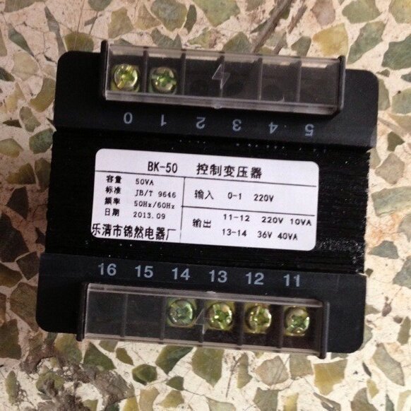 BK-50VA控制变压器输入220V输出220V.36V隔离变压器频率50HZ/60HZ