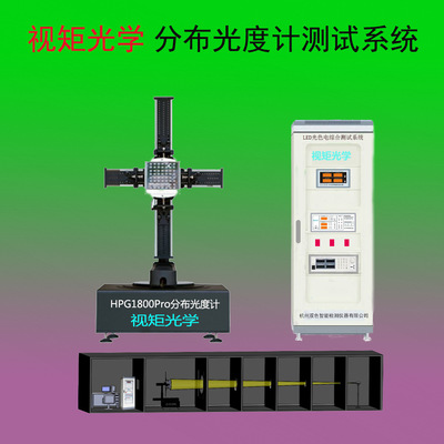 IES配光曲线 LED分布炫光测试仪 HPG800D暗箱式照度计分布光度计