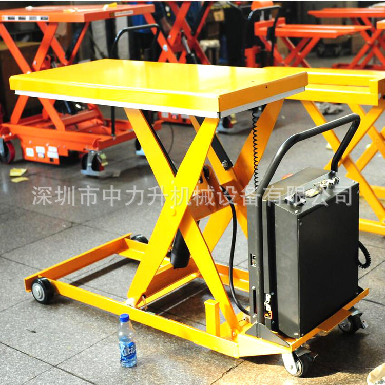 700kg超低电动平台车液压平台车低放型手动平台车移动升降模具车