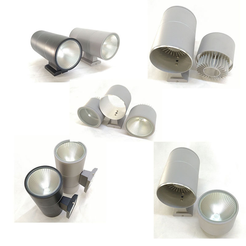 LED 户外双头COB led壁灯外壳 2*15W 20W 30W40W 工程专用