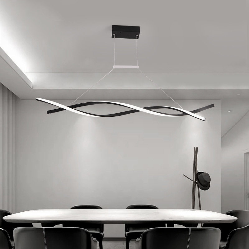 led餐厅吊灯 简约现代创意个性卧室饭厅吧台酒店前台工作室吊灯具