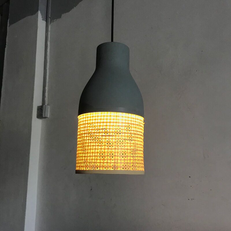 日式田园餐厅饭店火锅店灯卧室榻榻米现代简约竹篾餐厅吧台吊灯