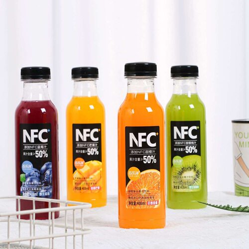 百乐洋NFC甜橙猕猴桃蓝莓芒果复合果汁饮料408ml*15瓶