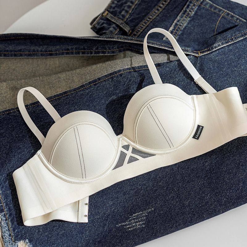 纯欲风少女无痕内衣聚拢小胸半杯显大无钢圈防下垂舒适文胸罩套装,女士内衣/男士内衣/家居服,文胸,淘宝优惠券,粉丝福利购,淘宝优惠卷