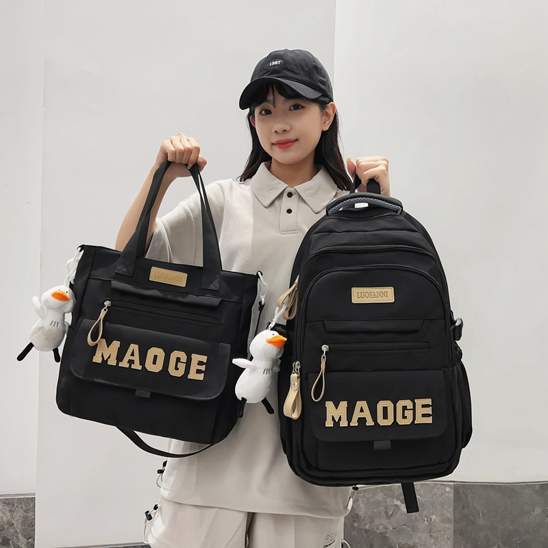 学院风男女生多层大容量涤纶