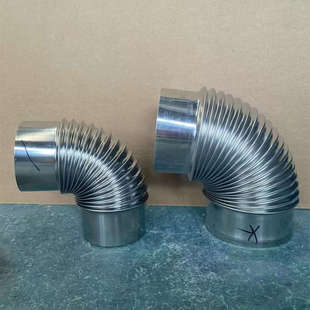 不锈钢弯头10/11/12公分13/140/150/160mm排烟管烟囱45度90度弯头