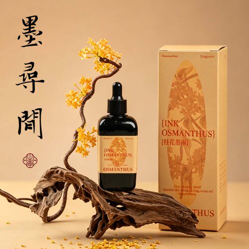 墨寻间文房精制桂花墨雨香型墨汁