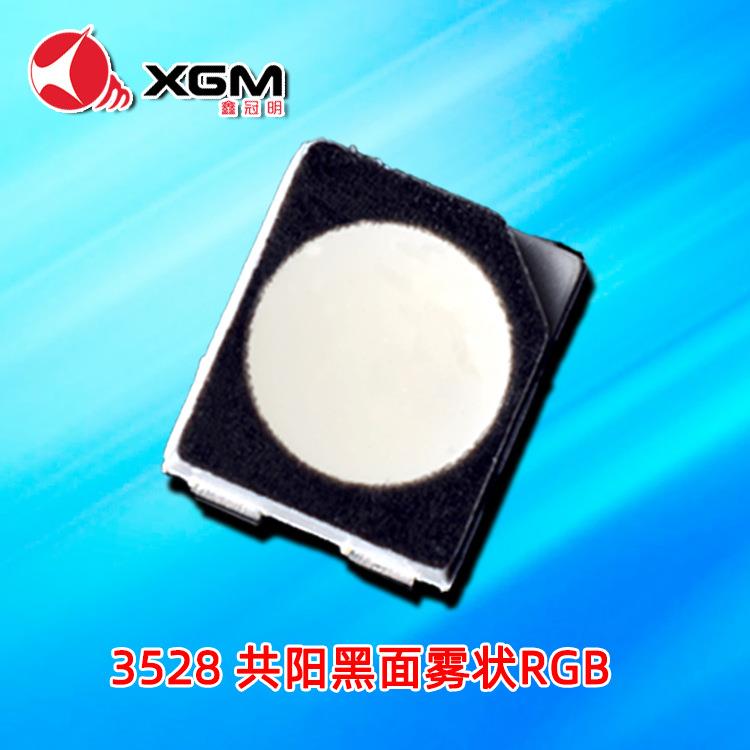 3528RGB黑面灯珠红绿灯条蓝三色雾状鞋灯玩具模组LED贴片光源