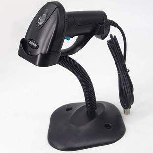 外贸出口蓝牙扫描枪1d2d一二维码 枪超市物流快递巴枪扫描器 扫码