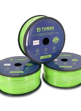 汽车音响安装线材功放喇叭连接线14GA16GA18GA纯铜喇叭线翠绿色的