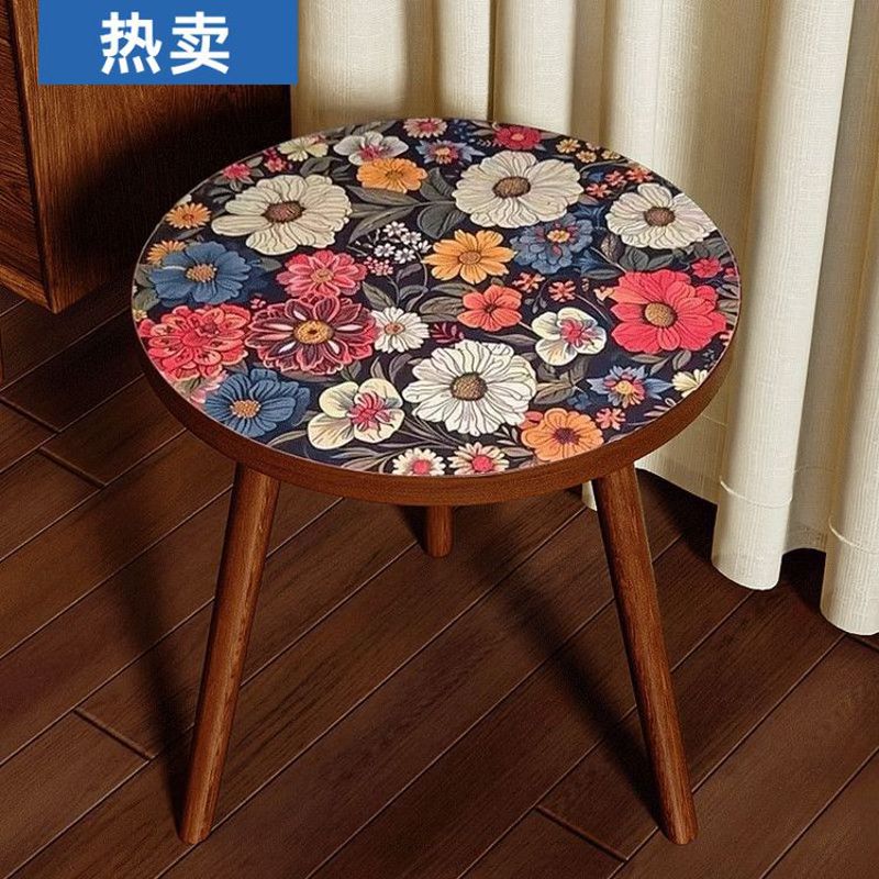 创意时尚家居多功能曼陀罗床头角几茶几桌小支架卧室简易人造板