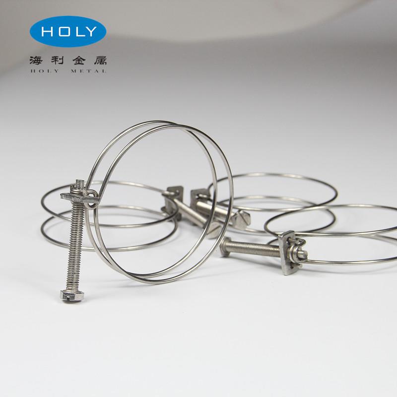310S不锈钢喉箍耐高温抱箍2520高耐腐蚀卡箍1.4845管箍S31008管卡