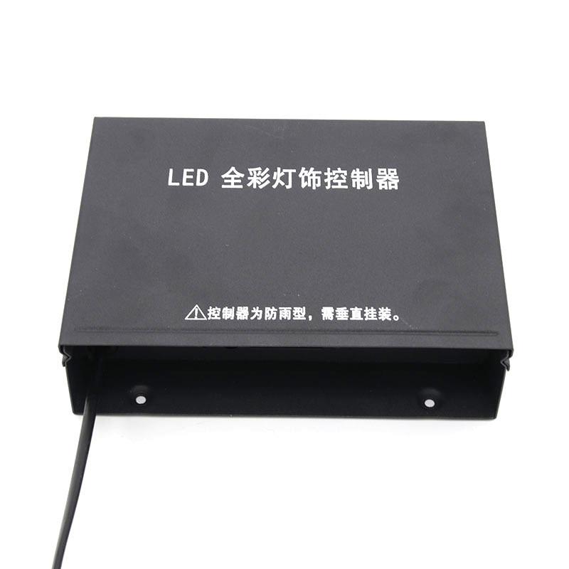 220V全彩灯饰可编程SD卡控制器交流同步 八口输出