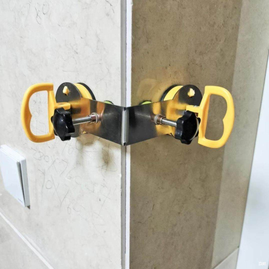 磁地砖砖瓷砖转角固定器阳砖平吸盘阳角直角固定器角调角阳