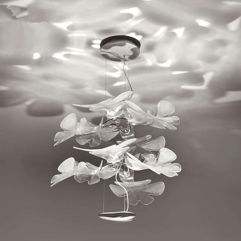 悬浮雕花客厅酒店别墅北欧艺术吊灯吧台样板房创意艺术卧室吊灯