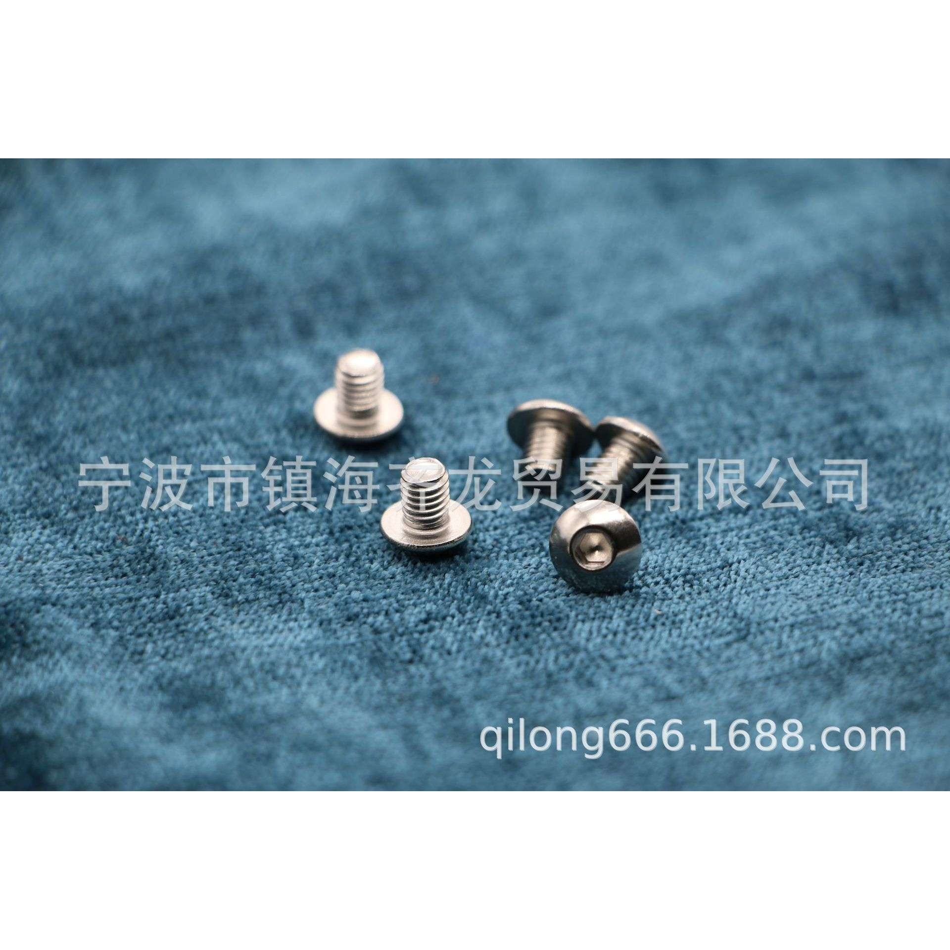 ISO7380  304内六角平圆头机螺钉 齐龙标准件 M6系列
