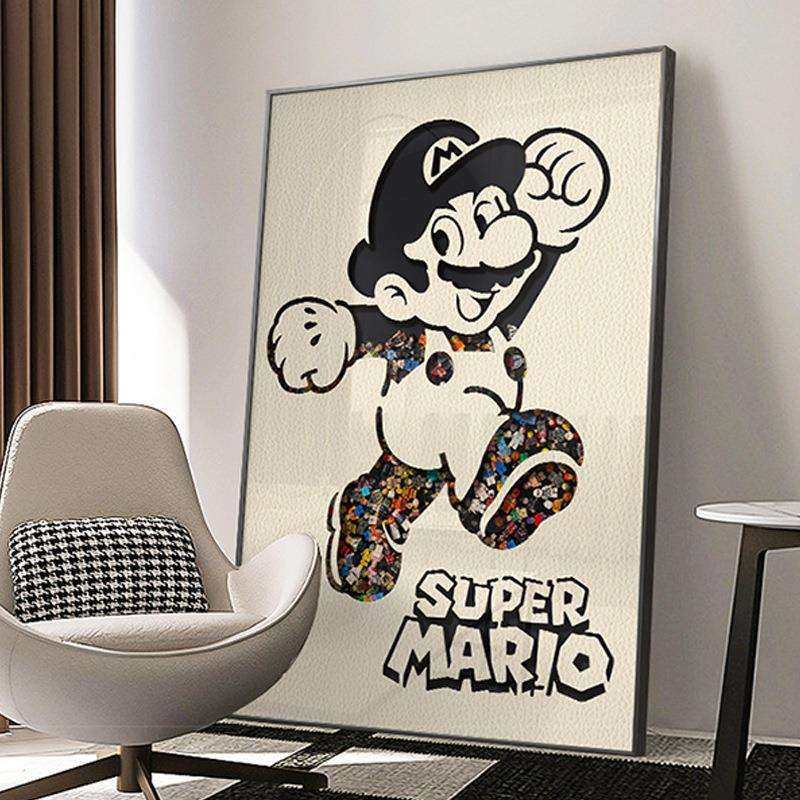 道现代过马里奥客厅简约装饰画墙壁挂画高档积木实物画玄关画走廊,农机/农具/农膜,播种栽苗器/地膜机,淘宝优惠券,粉丝福利购,淘宝优惠卷