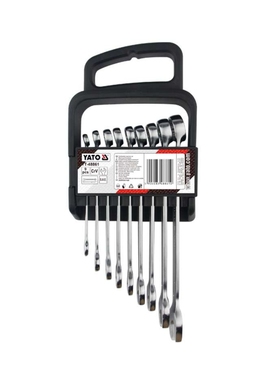 易尔拓工业级英制两用扳手组套开口梅花呆扳手两用扳手YT-48860