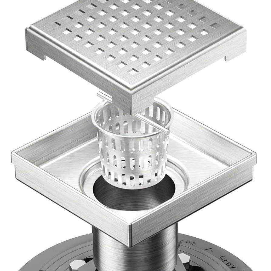 跨境304不锈钢地漏防臭卫生间亚马逊标准美式带法兰方格网 地漏批,农机/农具/农膜,播种栽苗器/地膜机,淘宝优惠券,粉丝福利购,淘宝优惠卷