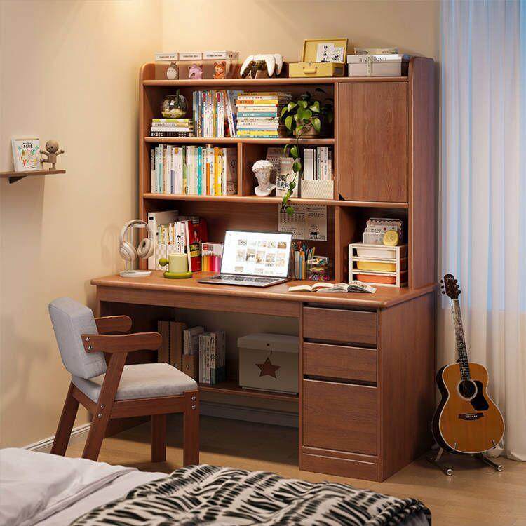 实木书桌学生家用学习写字桌卧室书架一体桌子书柜抽屉成人电脑桌,农机/农具/农膜,播种栽苗器/地膜机,淘宝优惠券,粉丝福利购,淘宝优惠卷