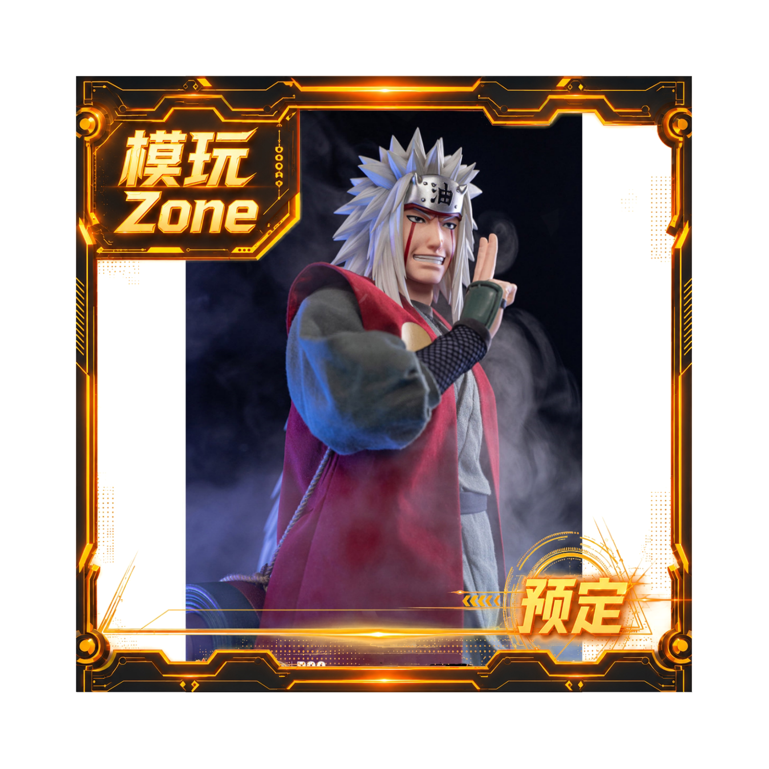 全款预定 RocketToys 1/6 ROC-020火影忍者 自来也 好色仙人 可动