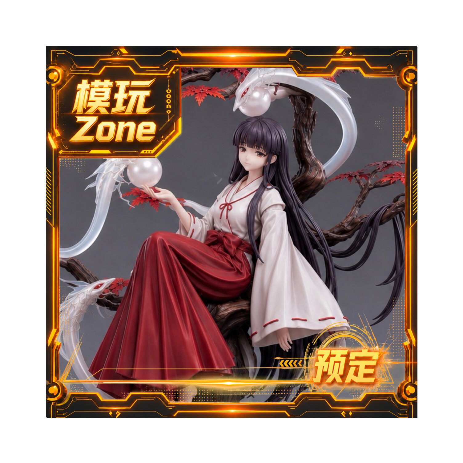 全款预定栖于灵树的巫女 桔梗 魂玉工作室 手办女雕像