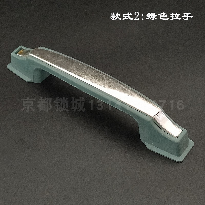 老式美心a铸诚飞云盼盼防盗门把手十字外装门七字塑料拉手大门锁