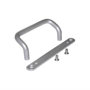 型材角型拉手 XAF66 L125 L120 带垫板型铝合金拉手 L100