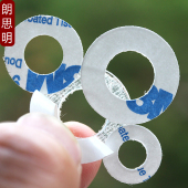 单面背胶pvc透明平垫 粘胶塑料圆垫圈带胶螺丝垫片绝缘硬介子定做
