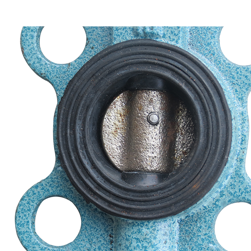 天津大站力字牌f阀门D71X-16铸铁软密封手柄对夹蝶阀DN40-DN250