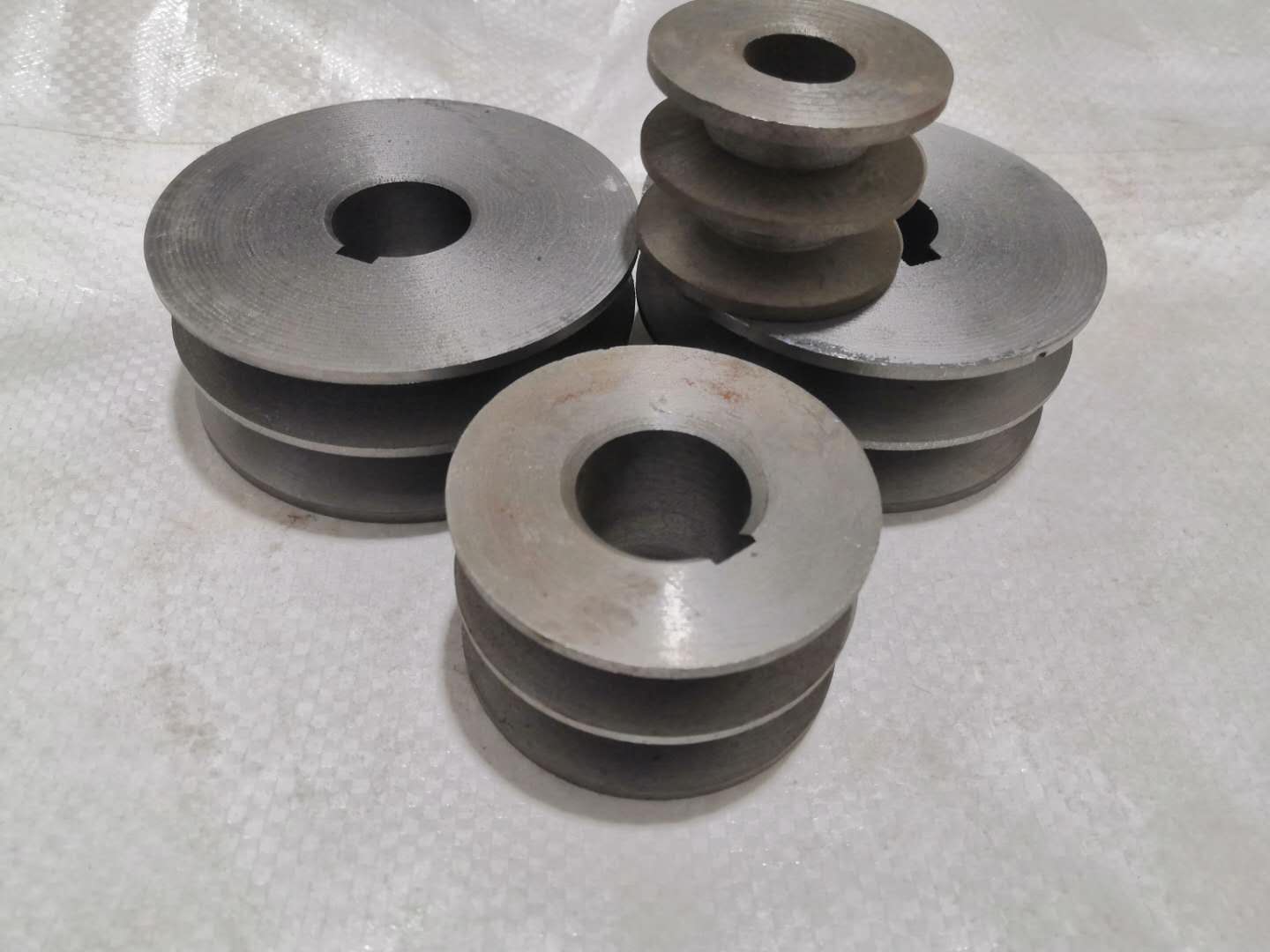 三角皮带轮 双槽A型mB型 2A2B 两曹槽ab型 大小电机皮带轮盘铸铁