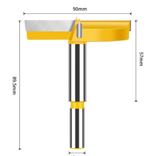 专业级木工开孔器铰链合页打孔器15-100mm实木塑料木板打孔钻头