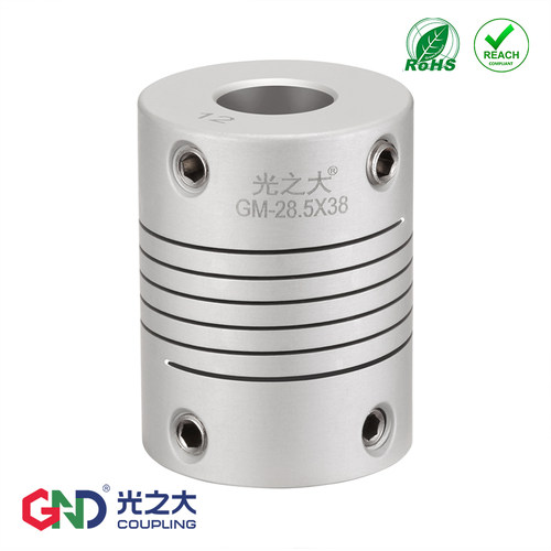 GM弹性联轴器编码器步进马达伺服电机大扭矩膜片梅花波纹管连接节